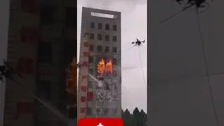 Fire fighting 🔥drones in china#youtubeshorts#trendingshorts#drones#firedrones#viral#shorts