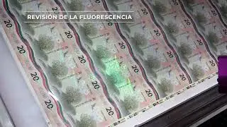 Billete de 20 pesos de la familia G, Bicentenario Independencia - proceso de fabricación