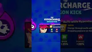 We got Hyper Charged Kabocha Fang In Brawl Stars #brawlstars #shorts
