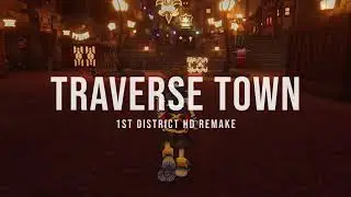 Kingdom Hearts - Traverse Town 1st District HD Remake w/ Custom Shader
