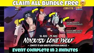 Win all naruto bundle free in ninjutsu lone wolf || How to win ninjutsu bundle in lone wolf event