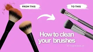 Deep Clean Your Makeup Brushes FAST with 99,9% Isopropyl Alcohol | Easy Deep Cleaning Tutorial