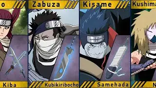 All Seven Ninja Swordsmen of the Mist in Naruto and Boruto