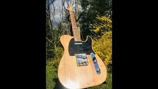 FAV, La patriote, neck through  telecaster guitar CNC shapeoko