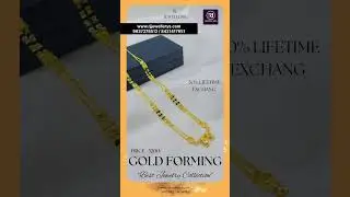 Short Mangalsutra Gold forming RJ JEWELLERS PUNE #gold #allindiahomedeliveryavailable