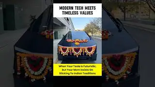 Tesla Cybertruck Meets Indian Traditions 🇮🇳🚀