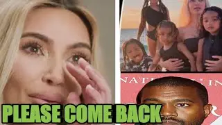 Kim Kardashian Weep As She Details Co-Parenting With Kanye Is Hard, And She Begs Kanye To Come Back