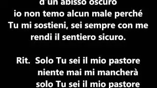 perchè tu sei con me con testo