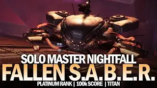 Solo 1580 Master Nightfall Fallen S.A.B.E.R. (Titan) [Destiny 2]