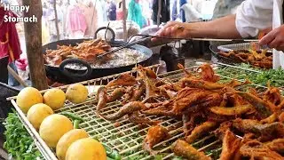 Amazing Fried Fish From Traditional Crowded Market in Morocco - Souk