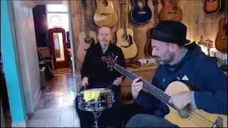 Mark Wilkins and Trevor Kiely at Crowleys Music Centre
