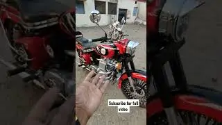 Diesel BULLET Restoration Modification by Salim Bhai Ujjain Rebel the biker classic #viral #shorts