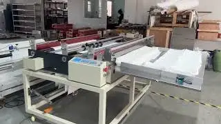 HDK-1400Z Absorbent Cotton Unwinding Cutting Machine/Roll To Sheet Cutter/Paper Sheeting Machine