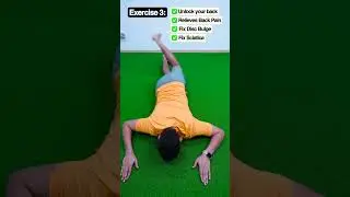 Lower Back Pain Exercises in Tamil #backmobility #backpainrelief #discbulge #sciaticarelief