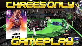 PINK DIAMOND ANDREW WIGGINS THREES ONLY GAMEPLAY! NBA 2K22 MYTEAM!