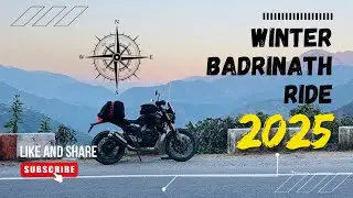 Badrinath To Delhi | 2025 Winter Badrinath Ride | Triumph Scrambler 400 XC | #winterride #triumph 