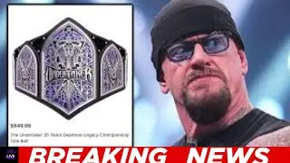 WWE Shop Releases Undertaker Legacy Belt With Hefty Price Tag