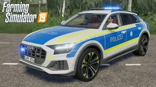 FS19 - 2019 Audi Q8 POLIZEI POLICE - Car mod for Farming Simulator 2019 Roleplay