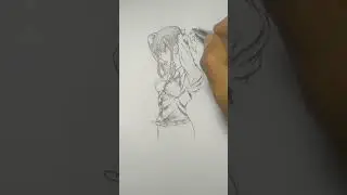 my crush makima &hearts;️ #animeart #viral #art #fanartanime #animedrawing #vlog #onepieceluffy #animest