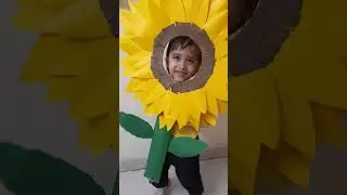 kids annual function fancy dress competition flower paper flower#paper flower