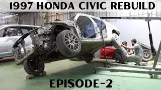 1997 Honda Civic Rebuild | Episode-2 | Brotomotiv