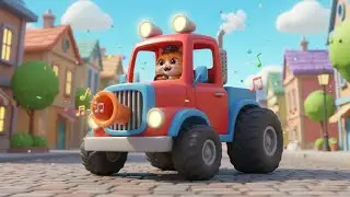Big Wheels Little Wheels Truck | Fun Kids Song for Toddlers to Learn Vehicles and Sizes 🚚