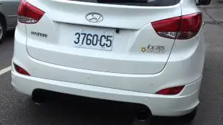 現代 IX 35 改 Q桑 排氣管