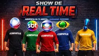 Três Graças chega a 20 pontos Show de Real Time - Audiência da TV Aberta Sábado 24/01/2026 #globo 