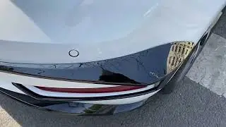 Pinalloy ABS Rear Bumper Fin Stickers for VW Golf7 7.5 Models