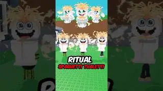😰☠️HACEMOS EL RITUAL DE LOS SPAGHETTI TUALETTI en Steal a Brainrot #Shorts