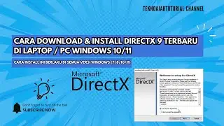 Cara Download & Install DirectX 9 Terbaru Offline Installer Di Laptop / Pc Windows 10/11