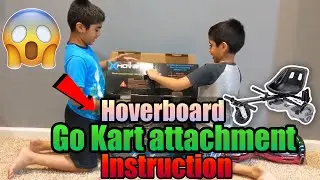 Hoverboard Go Kart attachment instruction step by step