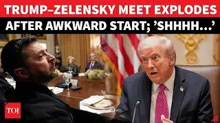 Awkward Trump&ndash;Zelensky Meet Ends In Verbal Fight After Ukraine President Slams &lsquo;Putin Praise&rsquo;