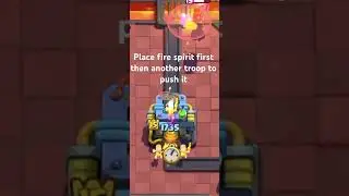 Counter GOBLIN BARREL with FIRE SPIRIT #clashroyale