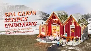 Lumibricks - L9096 Build a hot spring secret: Spa Cabin brings you the warmth of winter