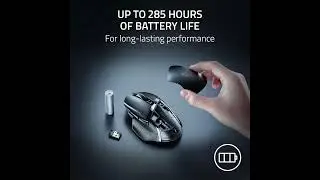 Razer Basilisk V3 X HyperSpeed Wireless Gaming Mouse, 18K DPI Optical Sensor, 9 Programmable Control
