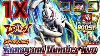 1X ZENKAI BUFFED MAX ARTS BOOST TAMAGAMI #2 WITH TRIPLE PURE DEFENSE EQUIPMENT(Dragon Ball Legends)