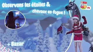 [𝗟𝗜𝗩𝗘 𝗡𝗘𝗪𝗦] ✨​Observons les étoiles, Chevaux en fugue & BAZAR  !​ ​​/ Star Stable Online