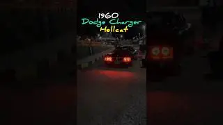 1969 Dodge Charger Hellcat 😈🔥 | Classic Meets Modern Muscle #Shorts #classiccar #musclecar #usa