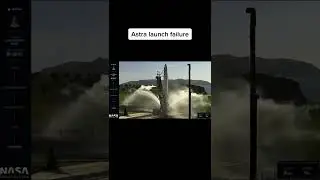Astra launches a rocket sideways Tiktok imtherocketman #shorts #short #fyp #rockets #failure