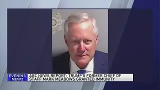 Meadows granted immunity deal in election interference case: ABC News