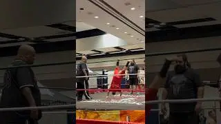 What going on here? EVO Sports Expo 2024 #Evo2024 #Falling #SportsExpo #ring #wrestling
