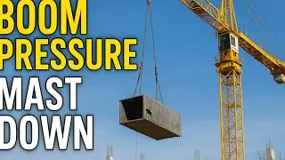 &ldquo;Boom Pressure Down Kiya | Tower Crane Se Heavy Load Dismantle | Real Construction Site Video&rdquo;