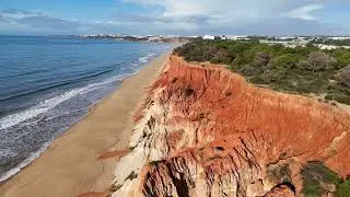 Praia da Falésia Albufeira Janeiro 2026 DJI Mini 4 pro