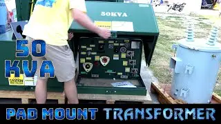 50 KVA Pad Mount Transformer - 12470Y/7200 Grounded Wye Primary, 240/120V Secondary