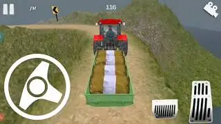 Indian cargo Tractor Driver simulator 2020 Offroad Tractor Driving  Android Gameply