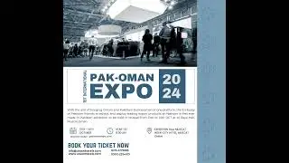 1st International Pak-Oman Business Expo 2024