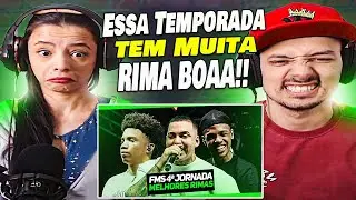 FMS 4&ordf; JORNADA, melhores rimas! [ REACT WALLZITU E CAMILA ]