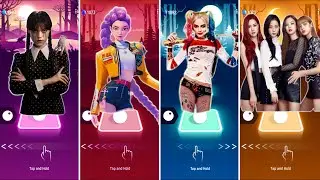 KPop Demon Hunters vs Wednesday Adams vs Lisa and Blackpink Group Songs vs Harley Quinn Dance