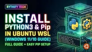 How to Install Python3 in WSL Ubuntu + Pip Setup (Full Guide) @GeekSaurabh